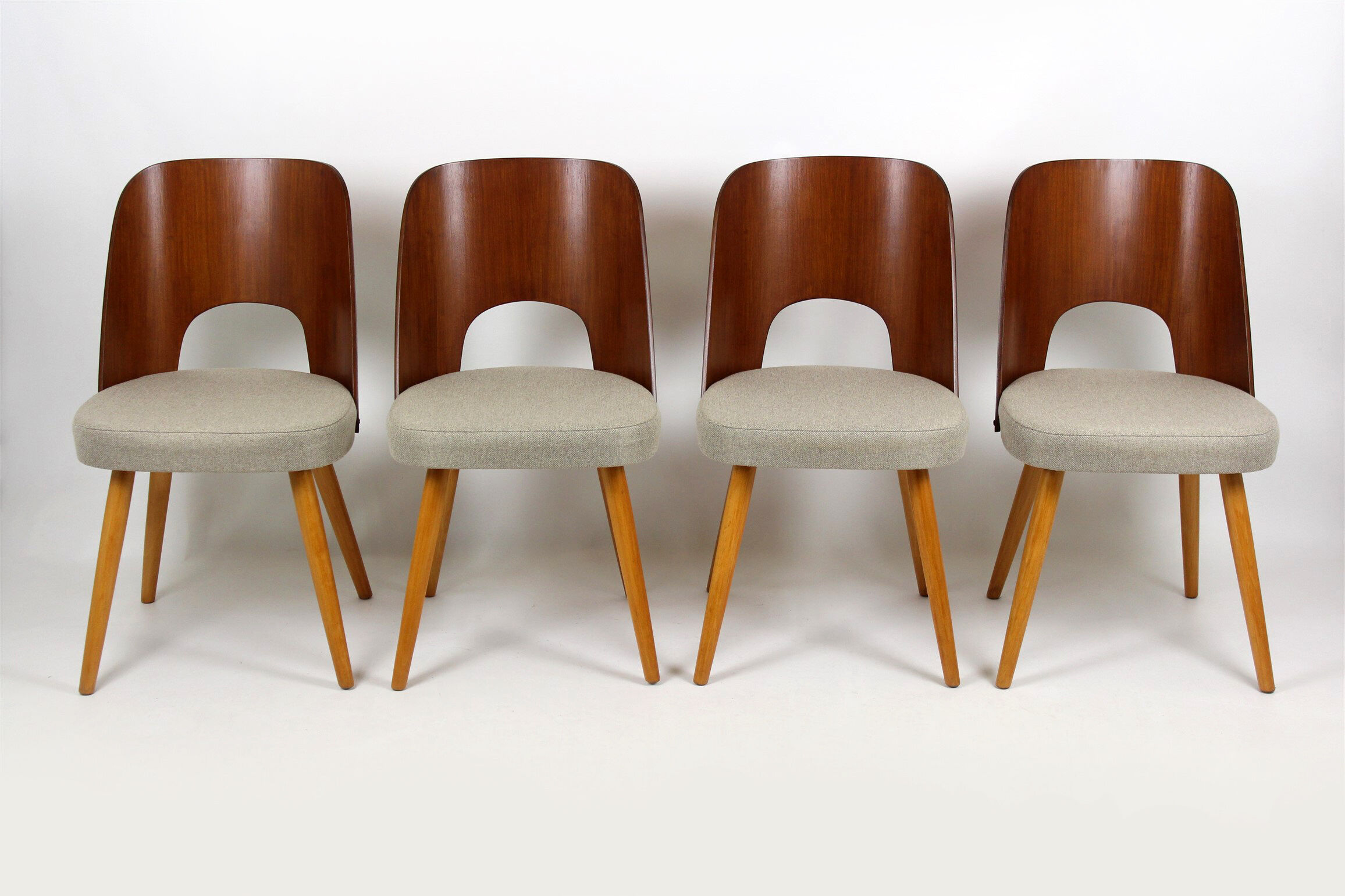 Dining chairs by Oswald Haerdtl for Tatra, 1960s, set of 4