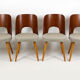 Dining chairs by Oswald Haerdtl for Tatra, 1960s, set of 4