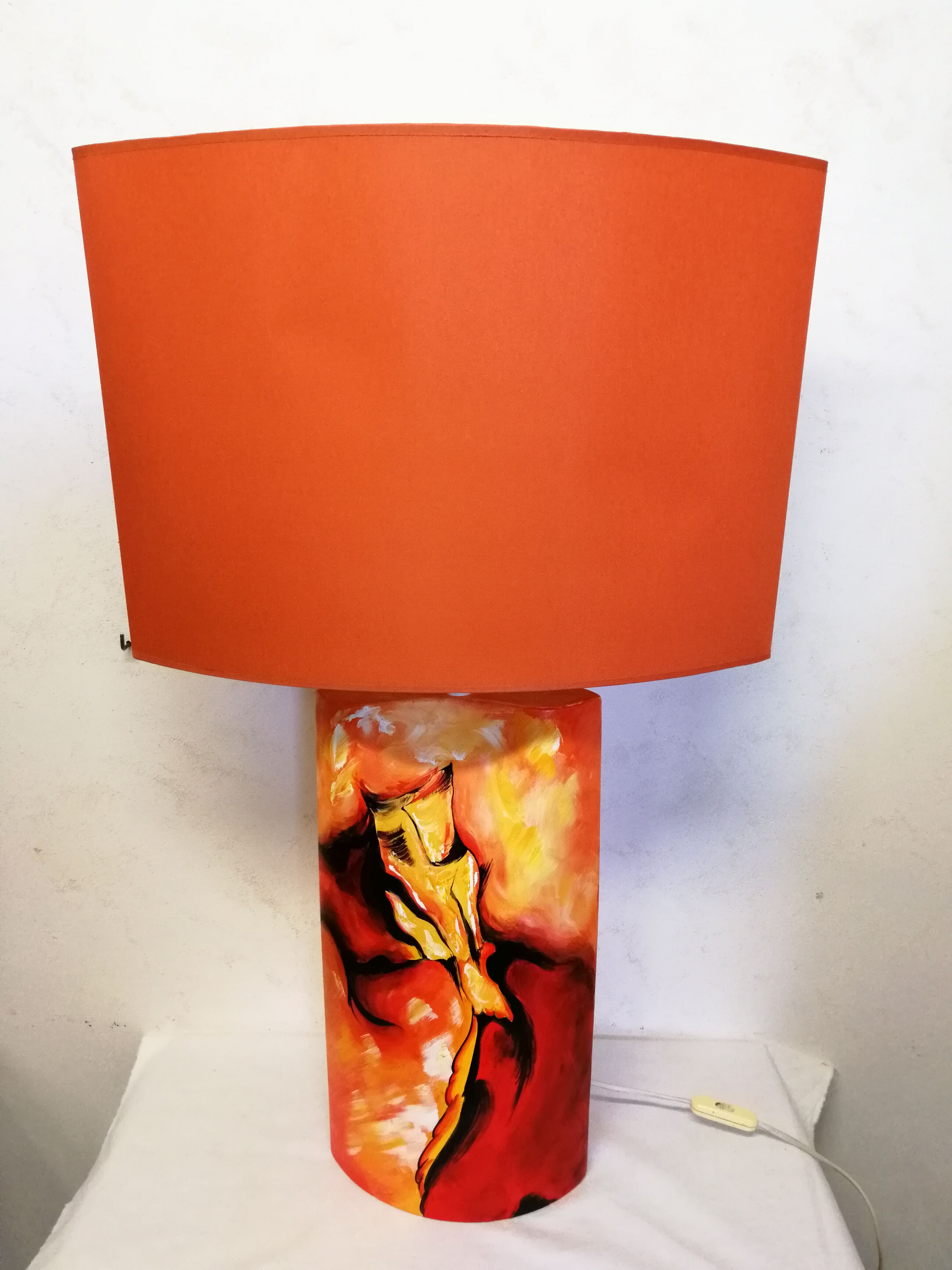 Lamp signed L. Drimmer