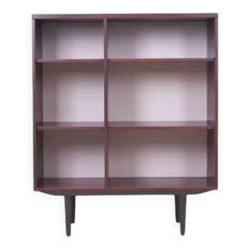 Bibliothèque en acajou, design suédois, années 1960, production : Ulferts