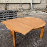 Dining table in elm from 1980