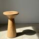 Side table, end of sofa in natural mango monoxyl conical tray H:50cm
