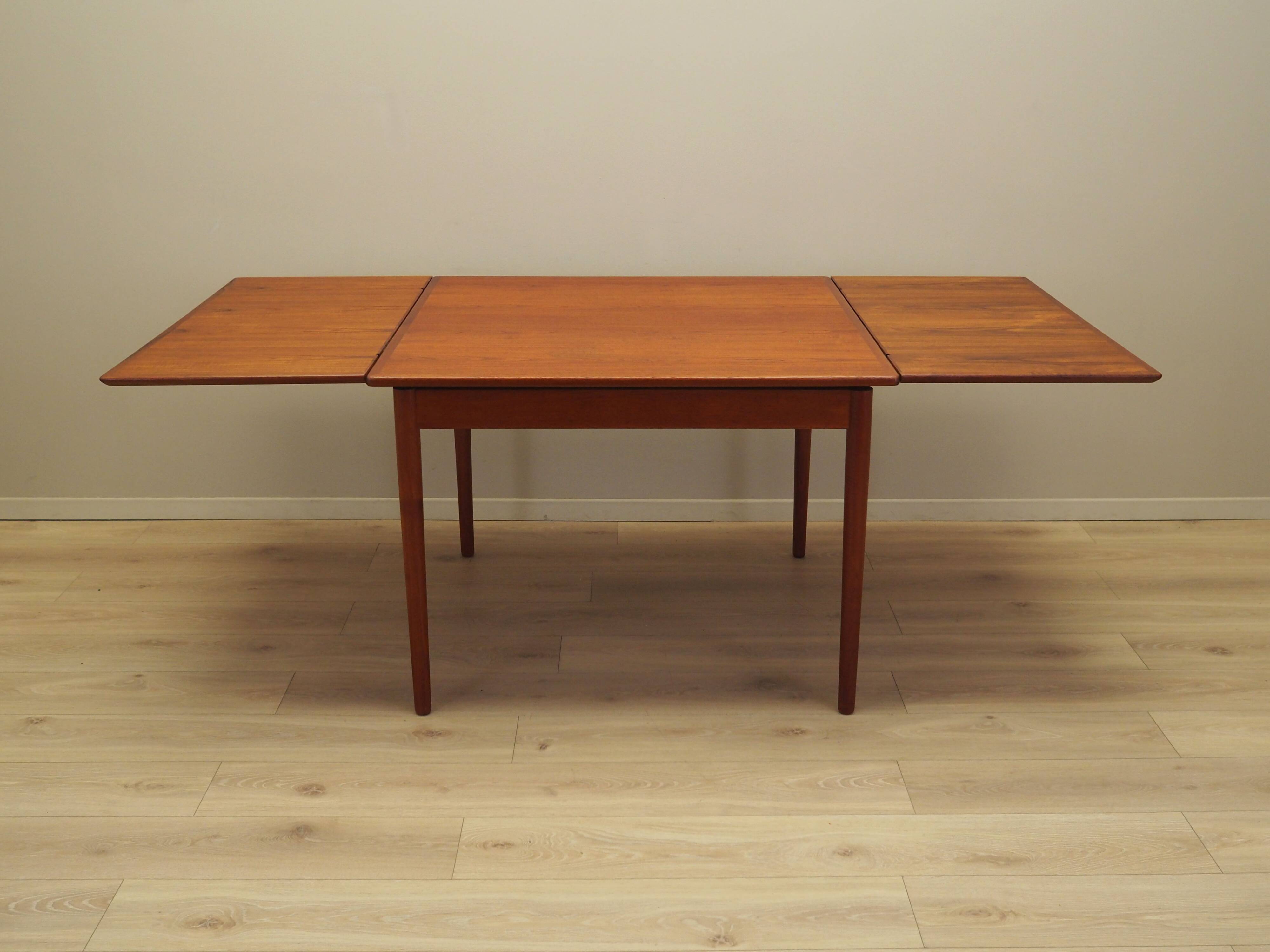 Teak table, Danish design, 1970s, production: Denmark