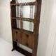 Antique rustic wall unit plate cabinet 1900
