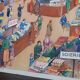Educational poster for schools, the department store, Rossignol Montmorillon