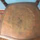 Old carving wooden bedroom chair