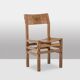 Officina Rivadossi. Brutalist style table and four chairs. Italy, circa 19
