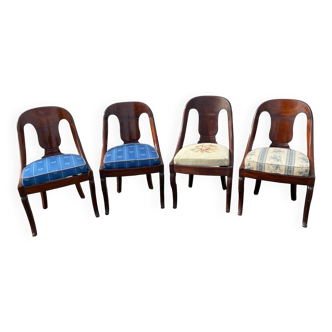 4 chaises Napoleon III