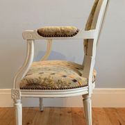 Chair and armchair medallion, Louis XVI style, circa 1950