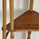 Petite étagère d'angle en rotin vintage 60's