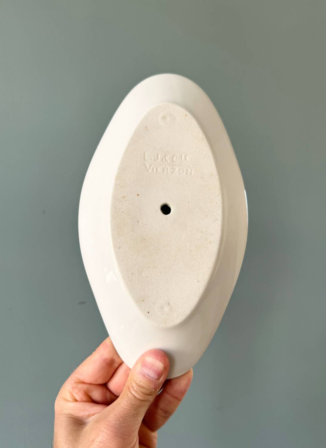 5 pieces of a 19th century Jules Vieillard porcelain service