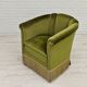 Danish velour armchair original condition beech wood 1960s