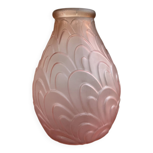 Vase art déco verre
