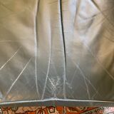 Green leather club chairs