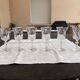 Lot 6 Crystal Villeroy and Boch burgundy glasses
