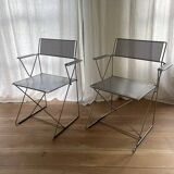 Pair of X-Line chairs by Niels Jørgen Haugesen by Magnus Olesen