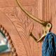 Wall-mounted coat rack Art Deco