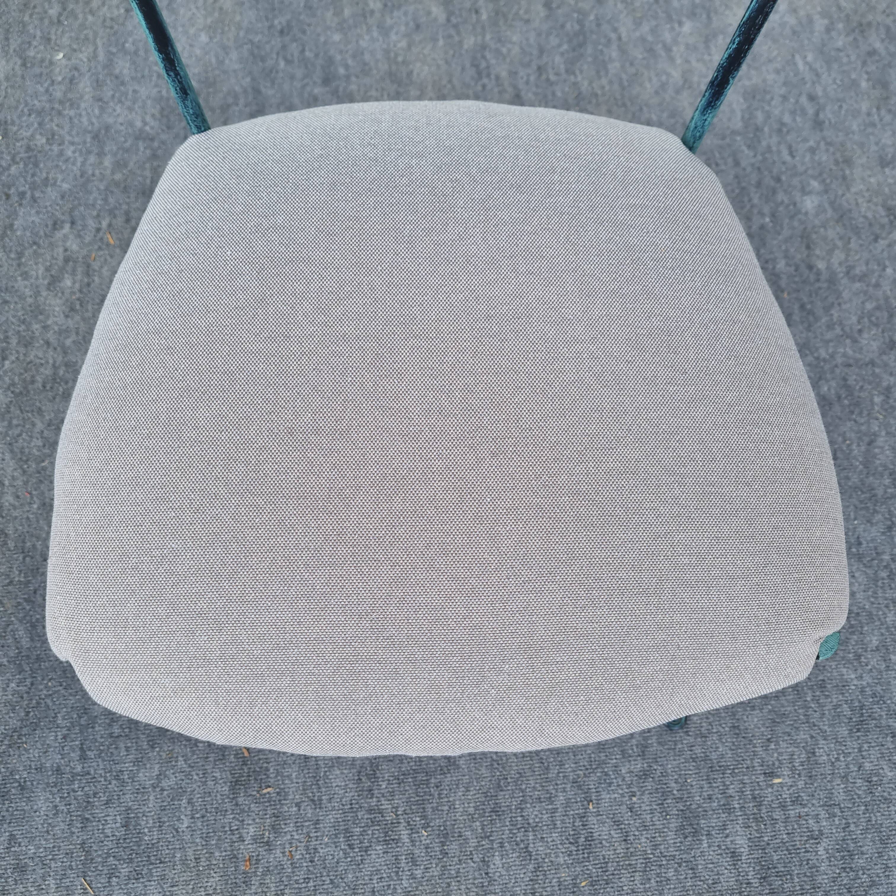 Set of 1 Table and 4 Chairs wrought iron 80s