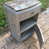 Marble top nightstand