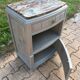 Marble top nightstand