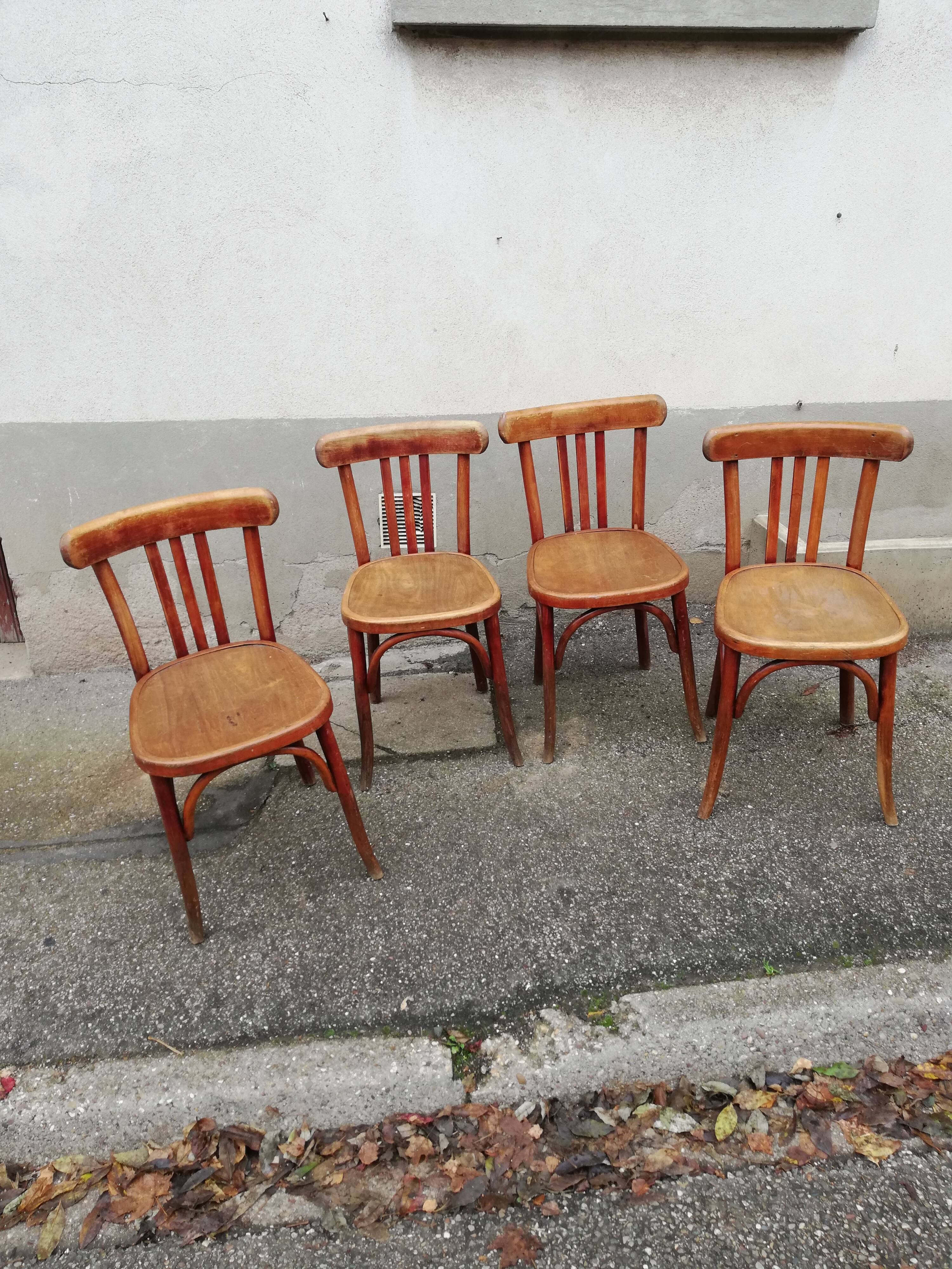 Set of 4 Fischel bistro chairs