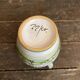 Vintage White Ceramic Vase with Green Landscape Decor from the 1970s