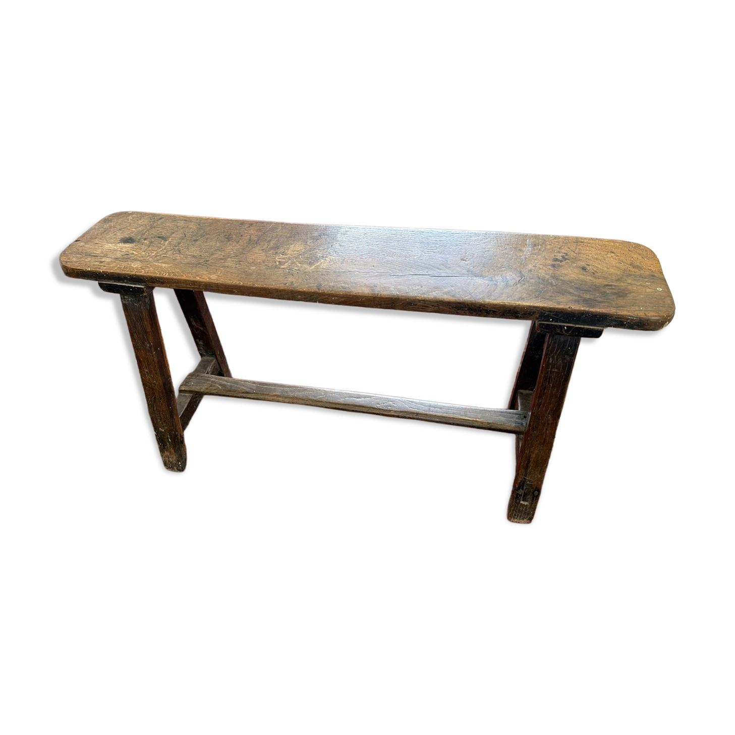 Old farmhouse bench in solid wood – Original patina