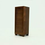 Meuble à porte tambour Art Déco de l'école d'Amsterdam 1920