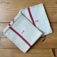 Set of 2 old linen tea towels