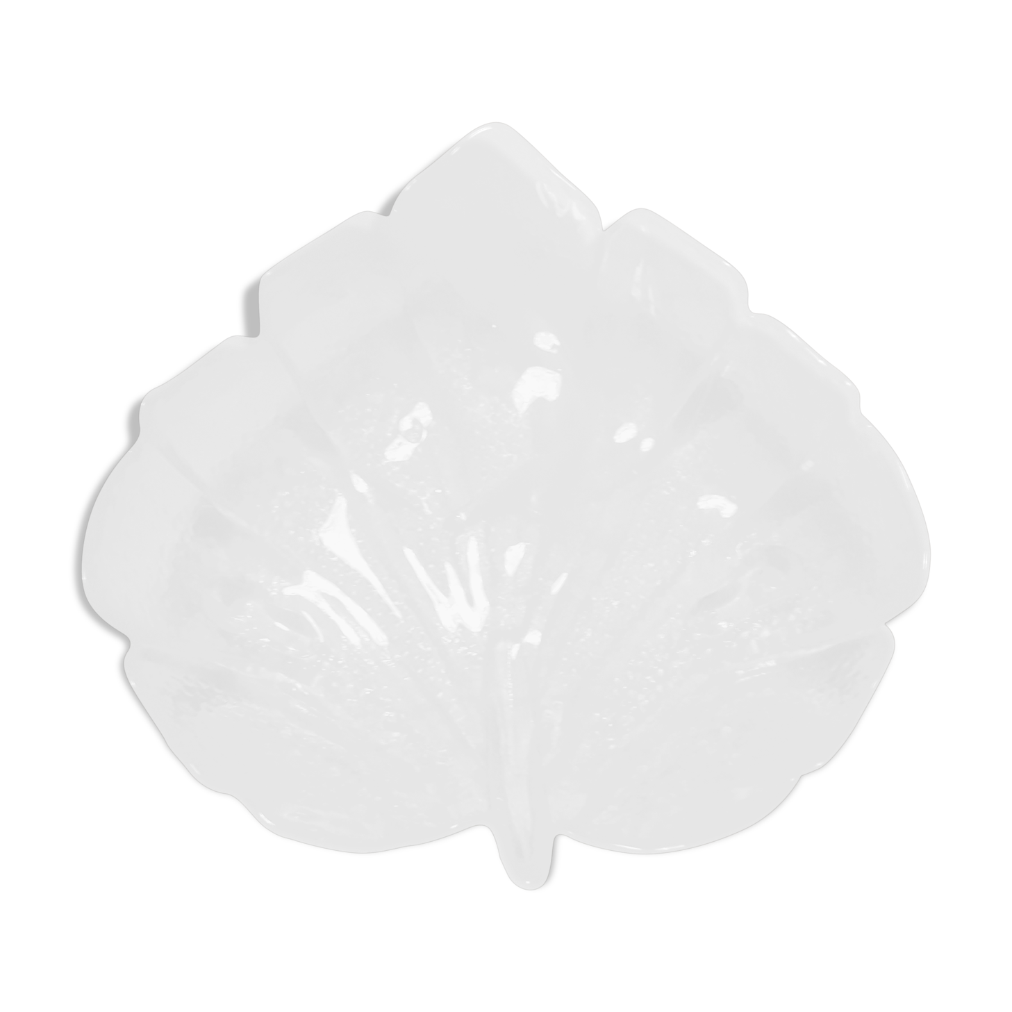 centerpiece shape of sheet blown glass