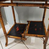 Table served Bamboo by Perret & Vibert late NINETEENTH