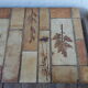 Coffee table Roger Capron model "herbarium"