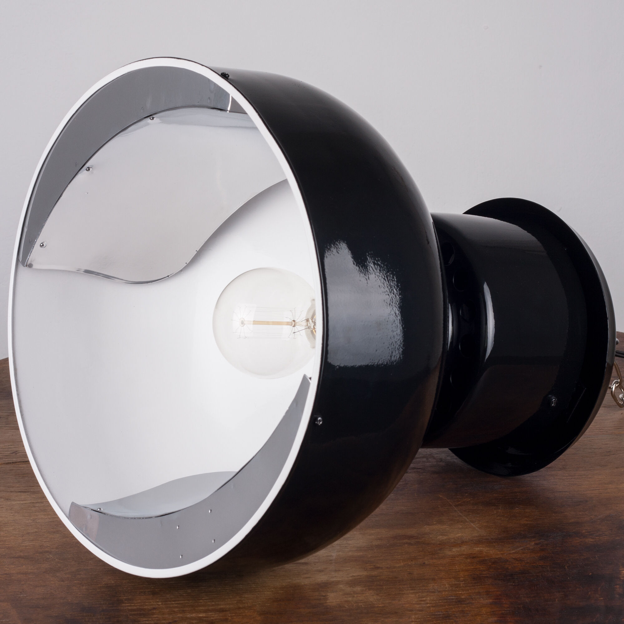 Polish Industrial Pendant Lamp from Mesko, 1960s
