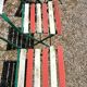 6 folding metal bistro chairs from the 1930s