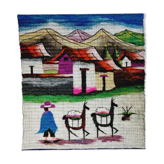 Peru wool wall weave