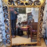 Golden rocaille mirror