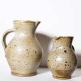 Stoneware pitcher, signed Gustave Tiffoche, 20th century