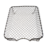Vintage wire storage bin