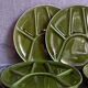 Seven vintage niderviller ceramic plates