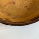 Country dish in glazed terracotta folk art early 20th