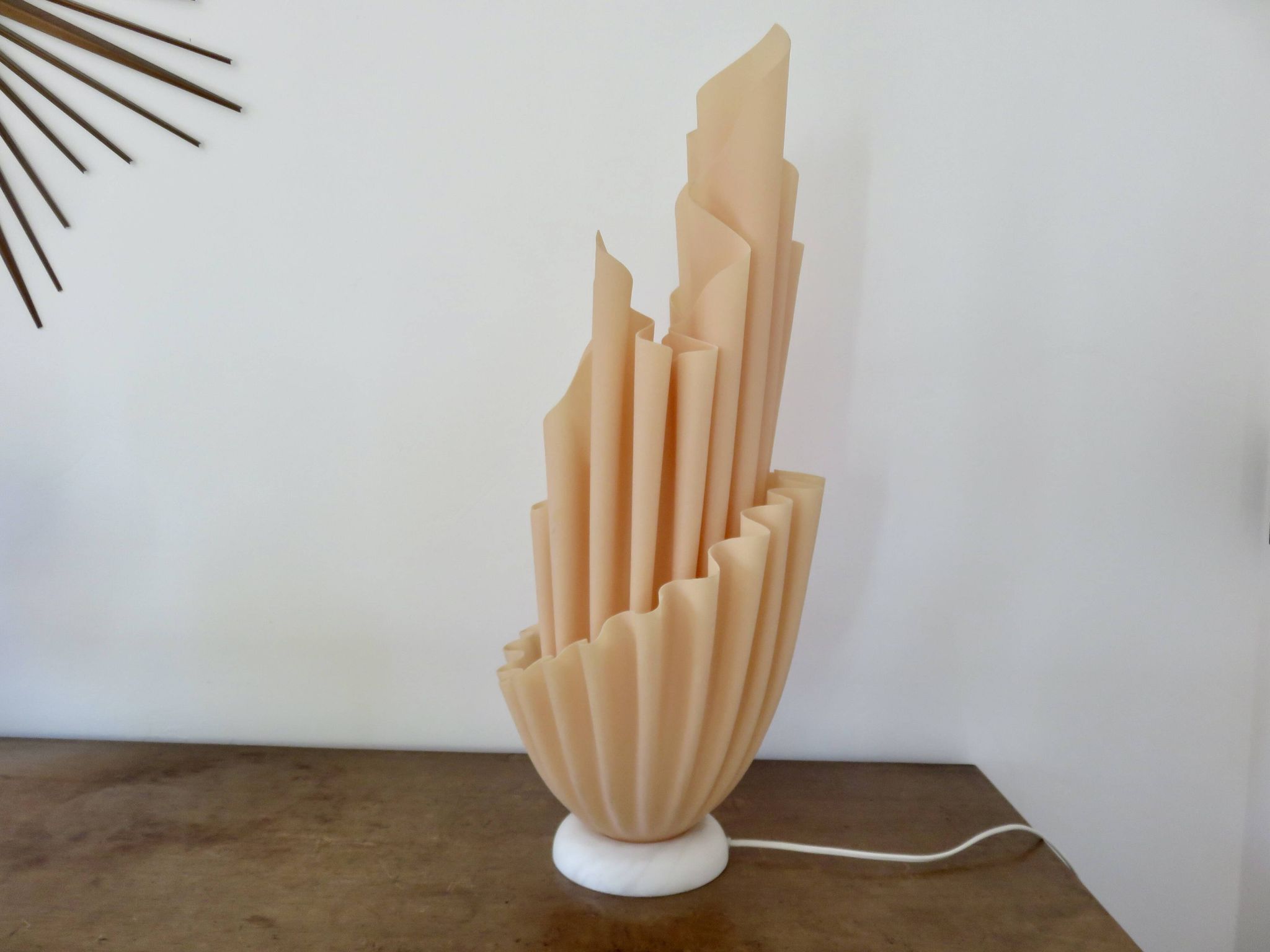 Lampe "Corolle" par Georgia Jacob, 1970