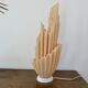 Draped lamp "corolle" by Georgia Jacob, model XXL 65cm, mid century, 70