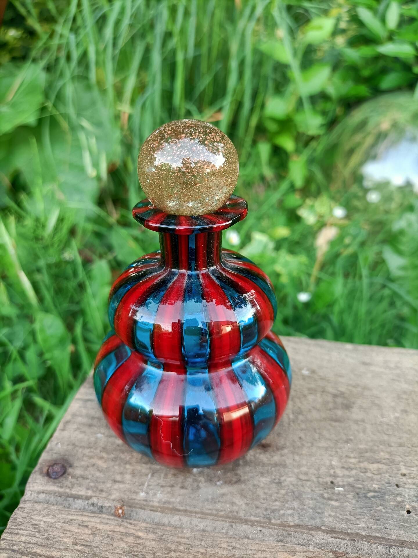 Flacon/Carafe verre rétro