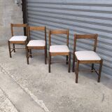 Set of four brutalist chairs 1950