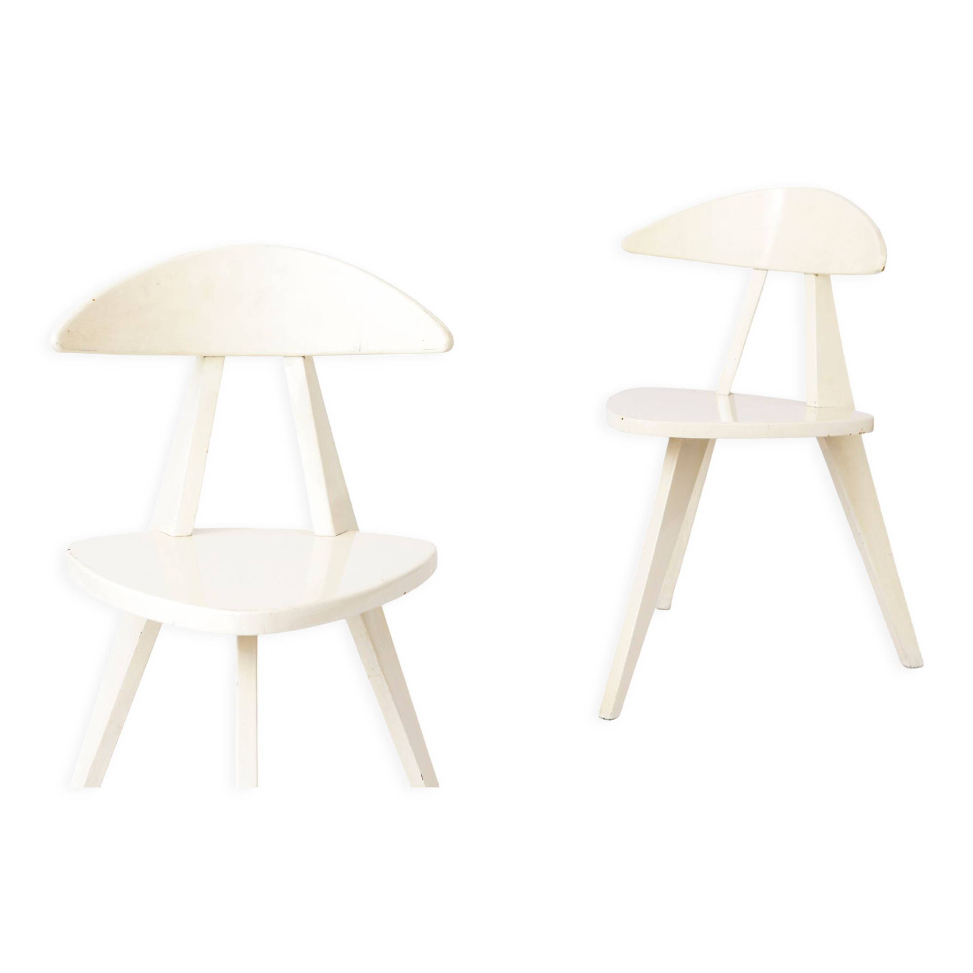 Pair Walter Papst chairs, model 350 from 1950s Vintage Germany