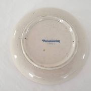 Ceramic plate sacred cow Buddha Vietnam