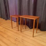 Paire de tables d'appoint, Danemark, années 1960.