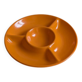 Orange compartmentalized cup