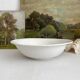 Antique ironstone salad bowl from Creil and Montereau