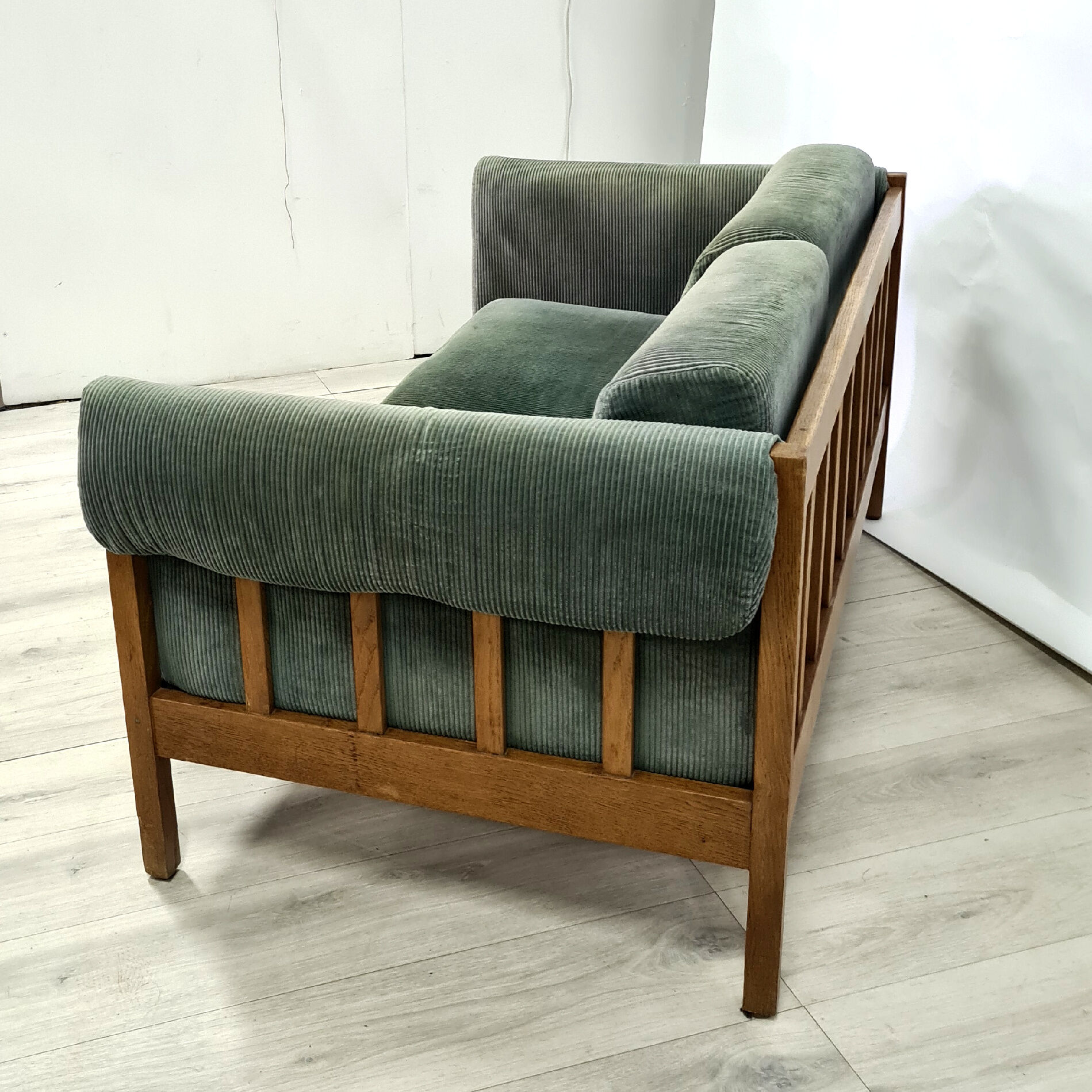 Danish modern oak sofa, Denmark 1960s